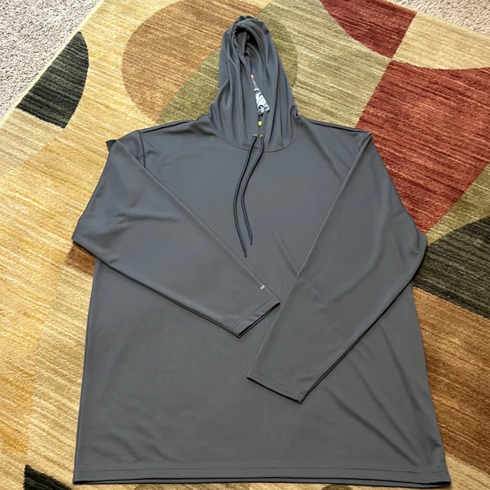 NWT MENS QUICK DRI HOODED TOP